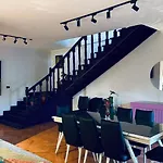 Colorful Edgy Duplex Apartment